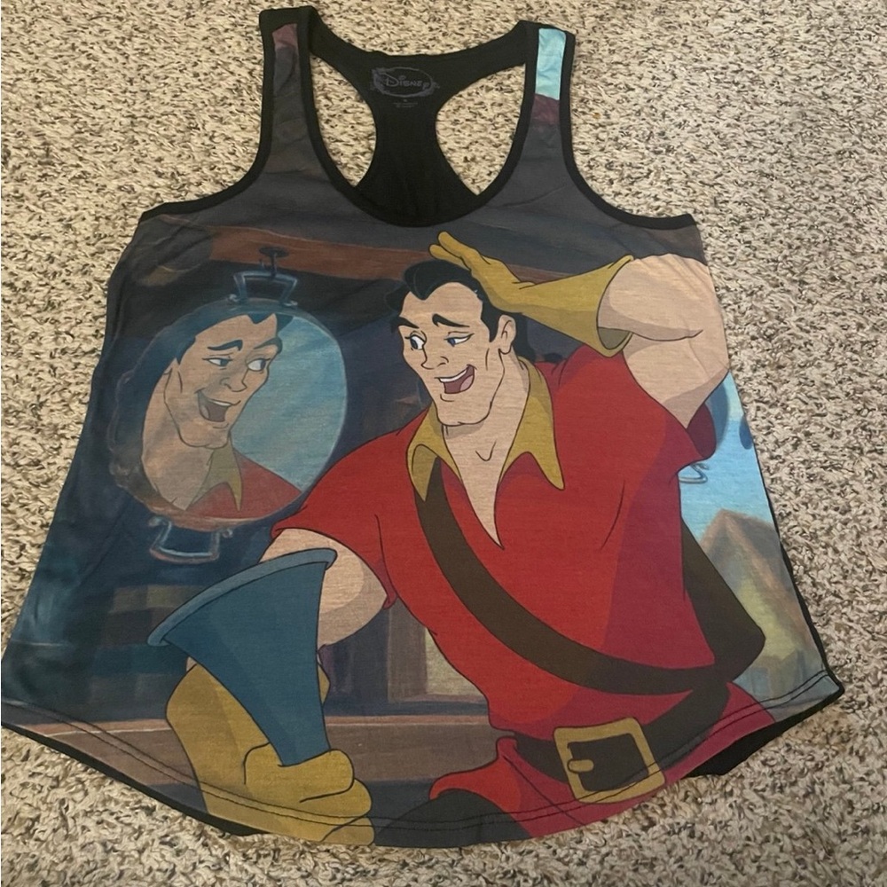 Belle Beauty and the Beast Tank Vintage Style Gaston